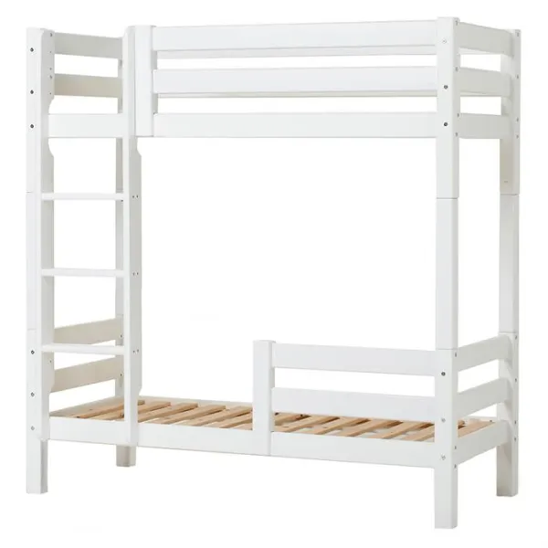 Hoppekids ECO Luxury høj køjeseng med stige og sengehest - 70 x 160 cm