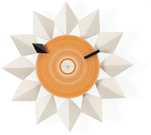 Vitra Diamond Markers Clock Ur Hvid